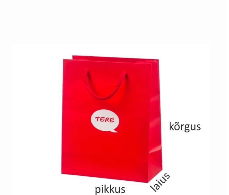 Käsitööna valmistatud paberkotid