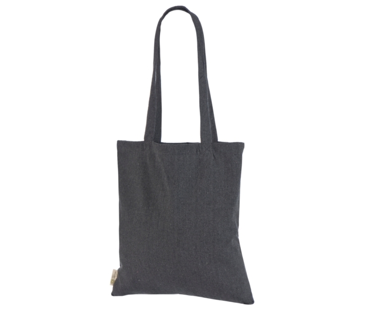 Tumehall ümbertöödeldud puuvillast kott