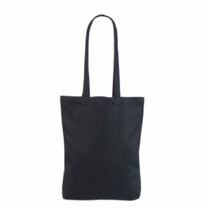 Musta värvi tugevast kangast kott. Mõõdud 35x41 cm.