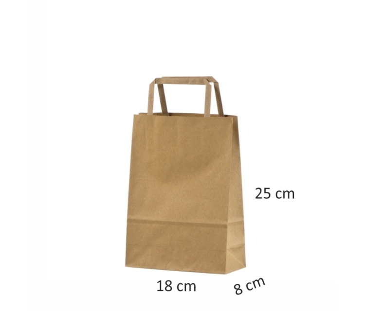 Pruunide lamedate sangadega paberkott