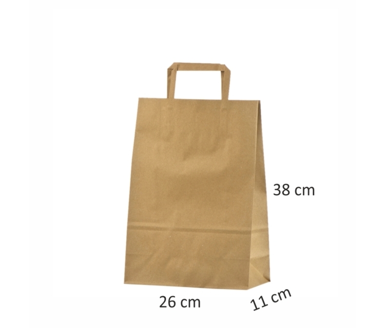 Pruunide lamedate sangadega paberkott