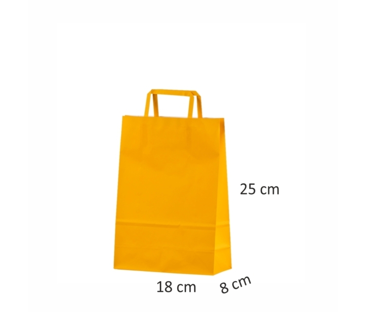 Oranžid lamedate sangadega paberkotid