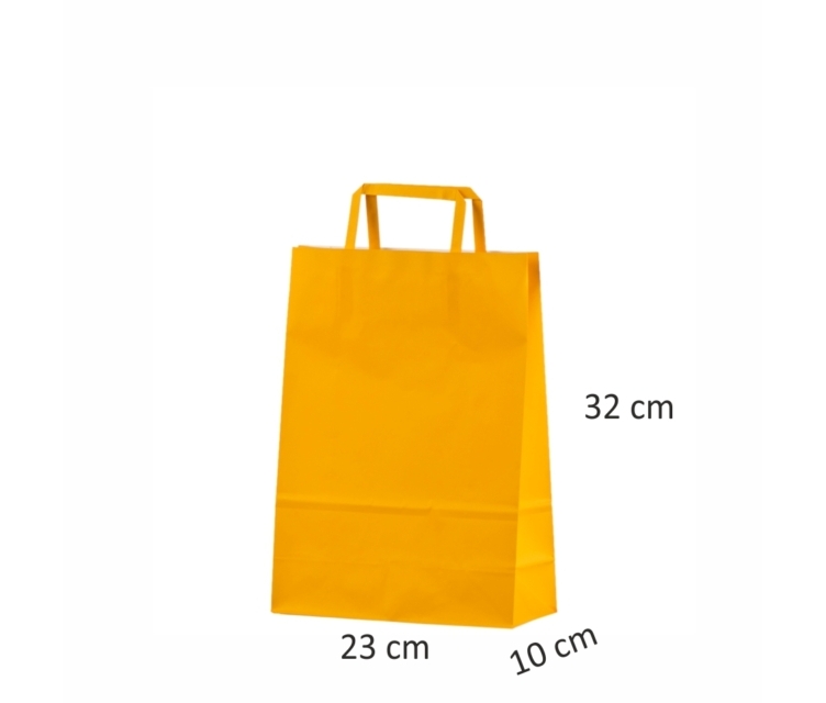 Oranžid lamedate sangadega paberkotid